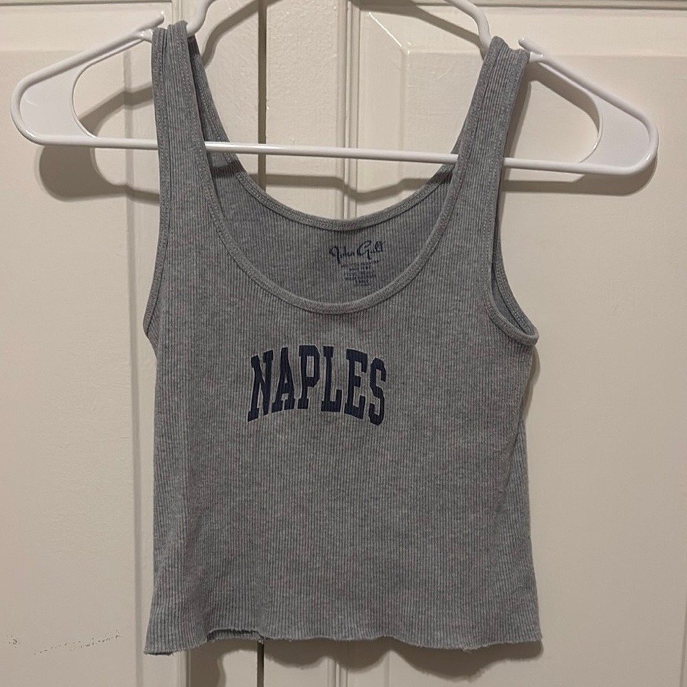 Gray Tank Top by Brandy Melville